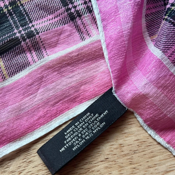 COACH 20” silk blend scarf - Picture 4 of 4